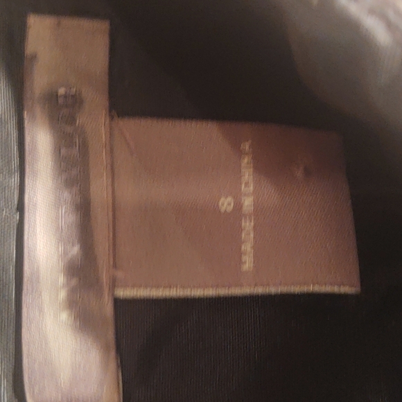 Ann Taylor Black and White Polka Dot A-line Skirt Sz 8 - Picture 5 of 6